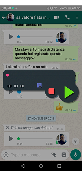listen Whatsapp voice notes without notifying sender